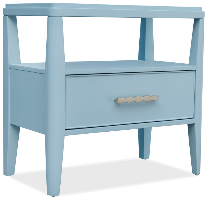 American Home Furniture Hooker Furniture Commerce and Market Sola One-Drawer Nightstand