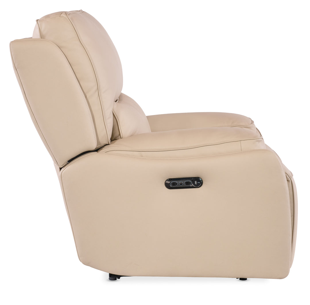 American Home Furniture | Hooker Furniture - Kramer Zero Gravity Power Recliner w/ Power Headrest - Beige