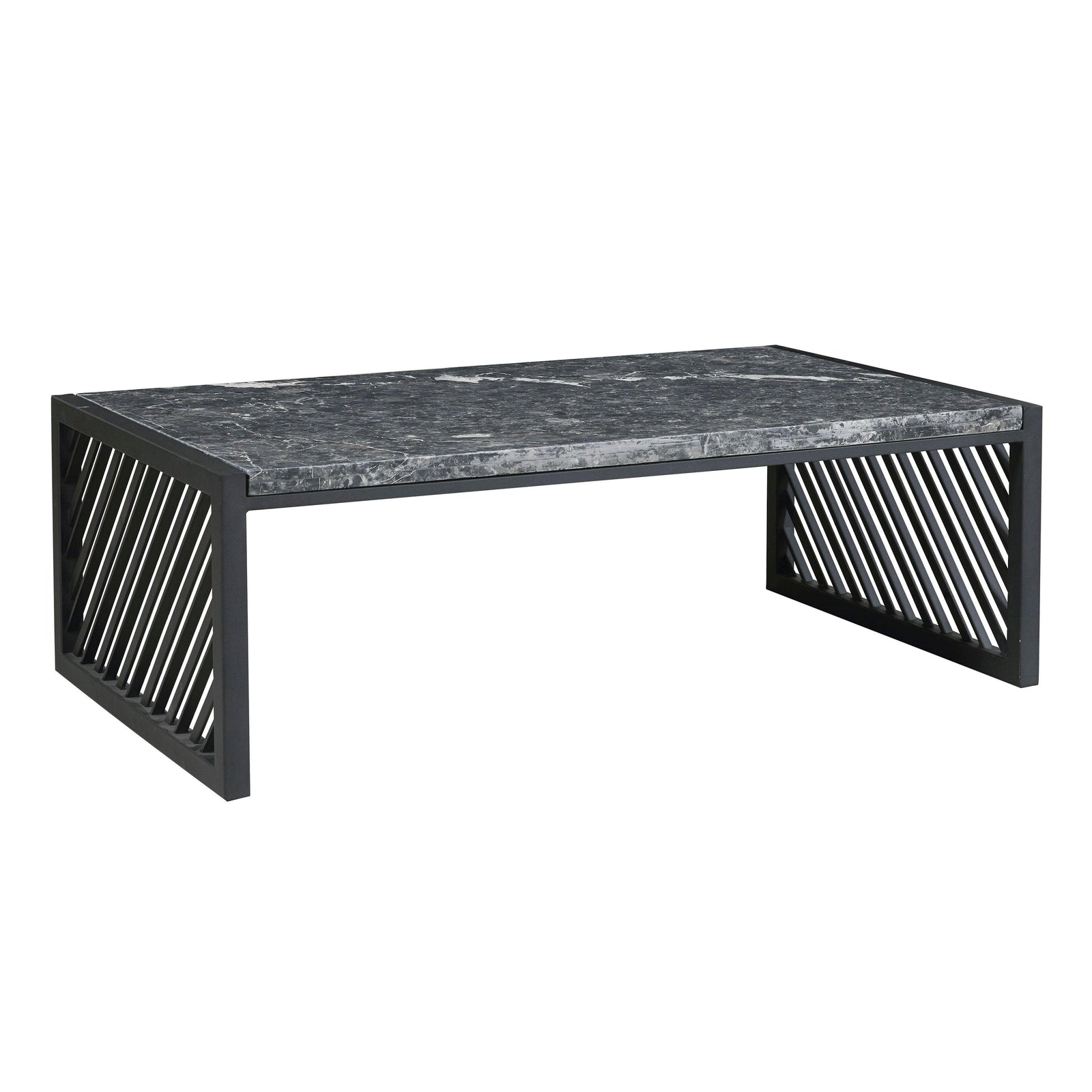 Pulaski Modern Industrial Stone Top Cocktail Table COFFEE TABLES