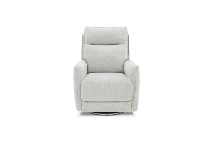 Maben Triple Power Swivel Recliner w/Power Recline, Power Head Rest & Power Lumbar