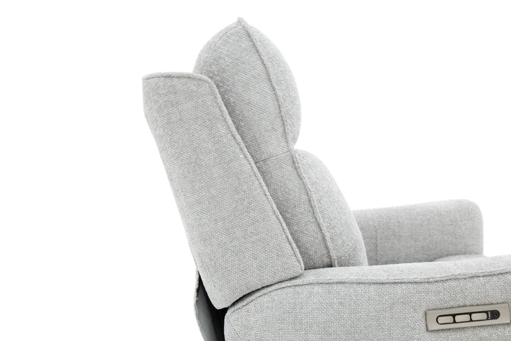 Maben Triple Power Swivel Recliner w/Power Recline, Power Head Rest & Power Lumbar