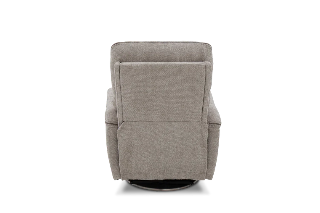 Mable Triple Power Swivel Recliner w/Power Recline, Power Head Rest & Power Lumbar