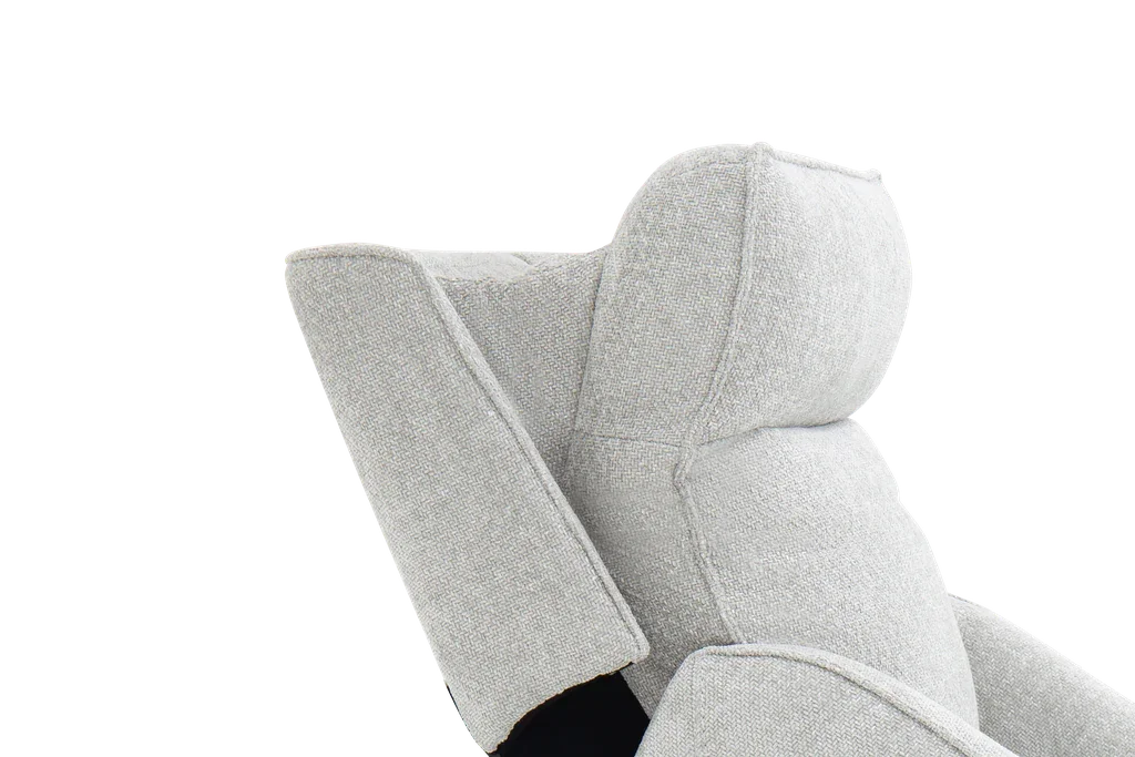 Maben Triple Power Swivel Recliner w/Power Recline, Power Head Rest & Power Lumbar