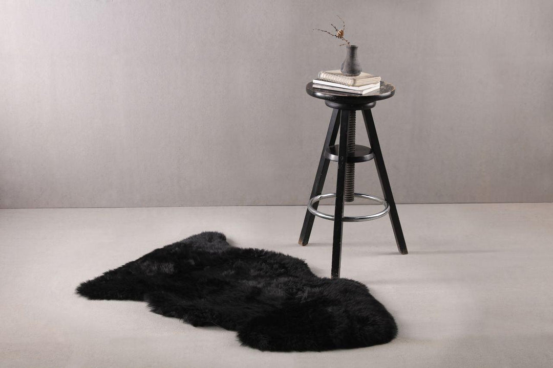 Long Wool Sheepskin Rug Single - AmericanHomeFurniture