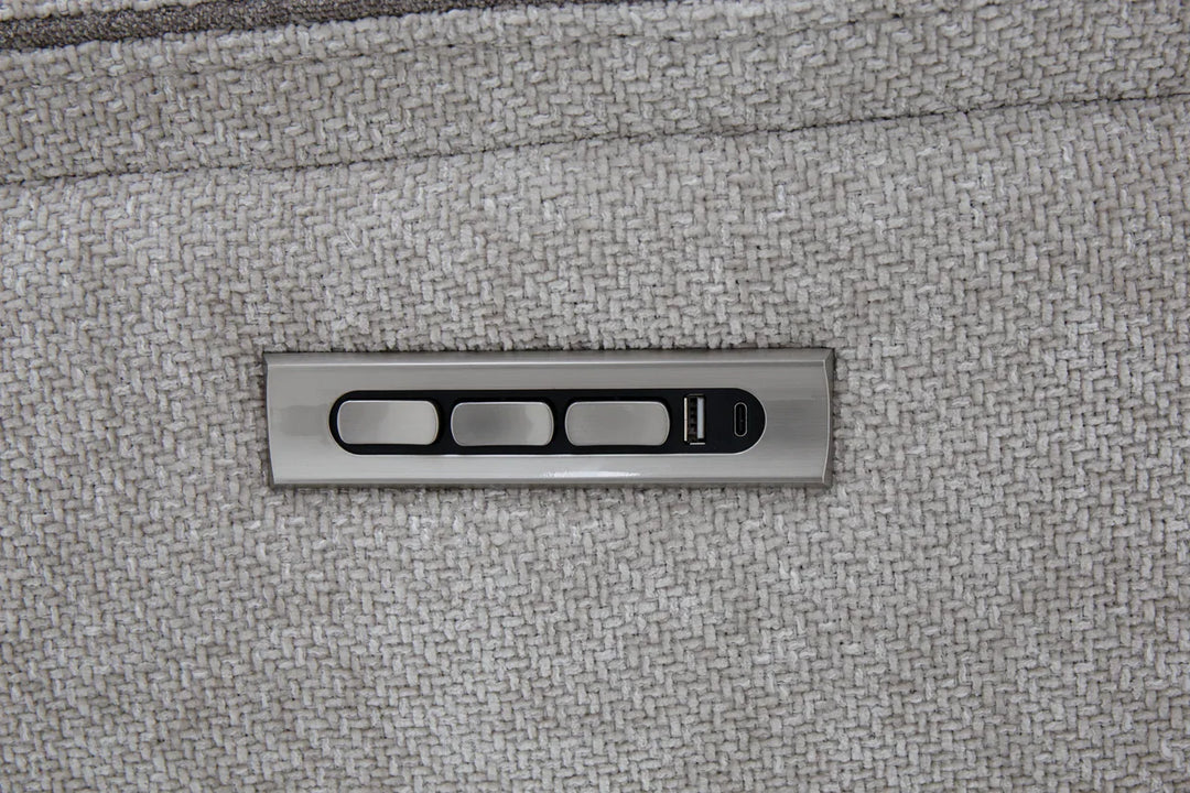 Mable Triple Power Swivel Recliner w/Power Recline, Power Head Rest & Power Lumbar