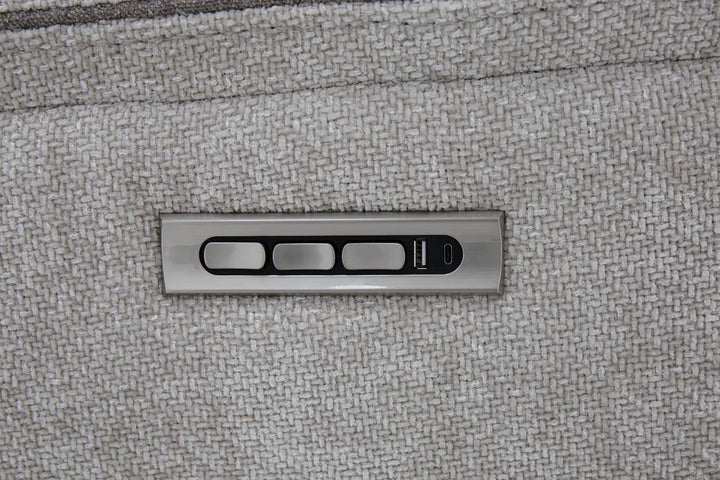 Mable Triple Power Swivel Recliner w/Power Recline, Power Head Rest & Power Lumbar