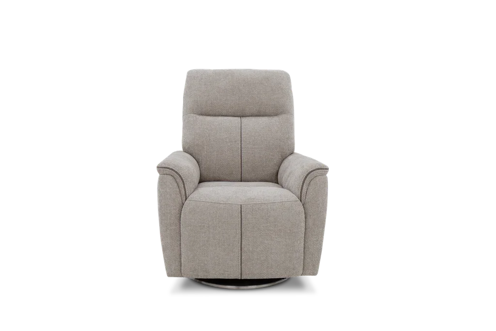 Mable Triple Power Swivel Recliner w/Power Recline, Power Head Rest & Power Lumbar
