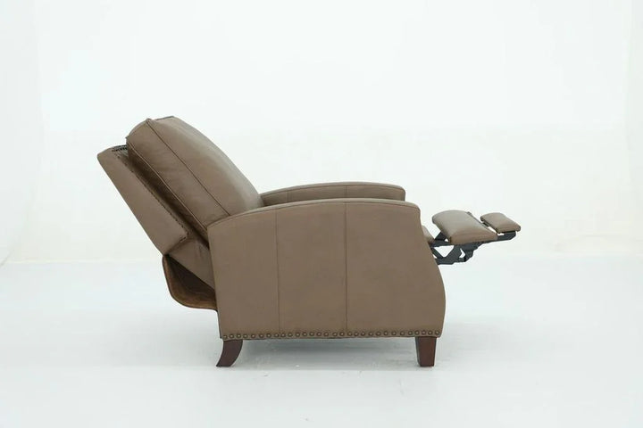 Melrose Push Thru The Arms Recliner