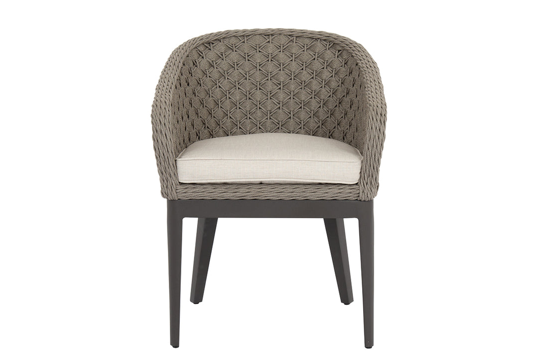 American Home Furniture | Sunset West - Marbella Dining Chair in Echo Ash w/ Self Welt