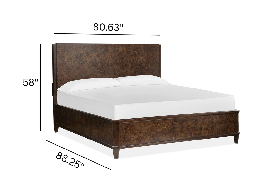 Rowan Espresso King Panel Bed - B5769-64
