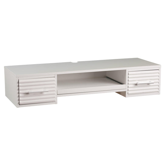SEI Furniture Simon Wall Mount Desk - White DESKS