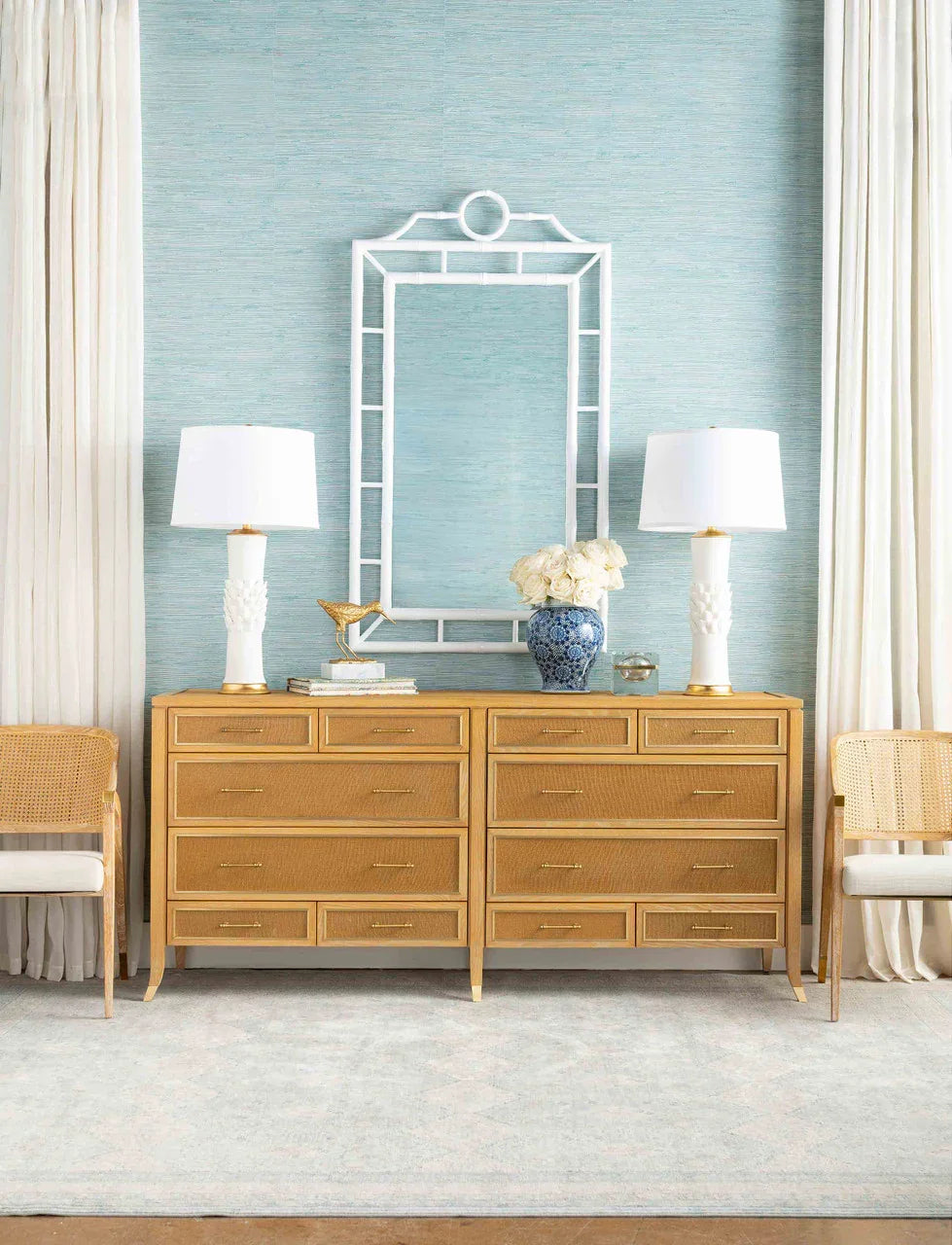 Villa and House Paulina 12-Drawer DRESSERS