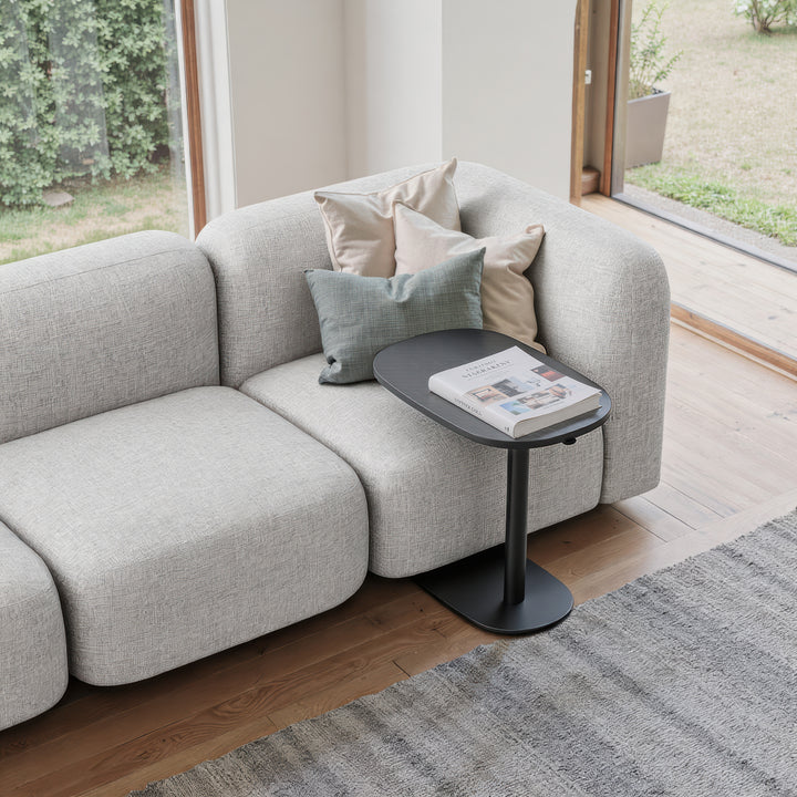 Buddy Adjustable Rotating Side Table Gray - 111128
