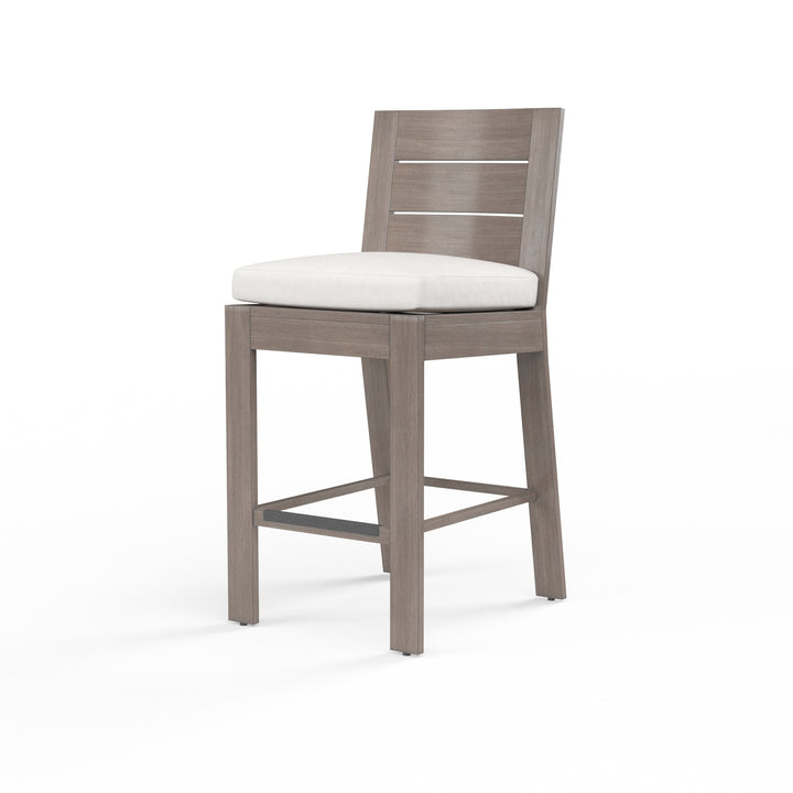 American Home Furniture | Sunset West - Laguna Barstool in Canvas Flax, No Welt