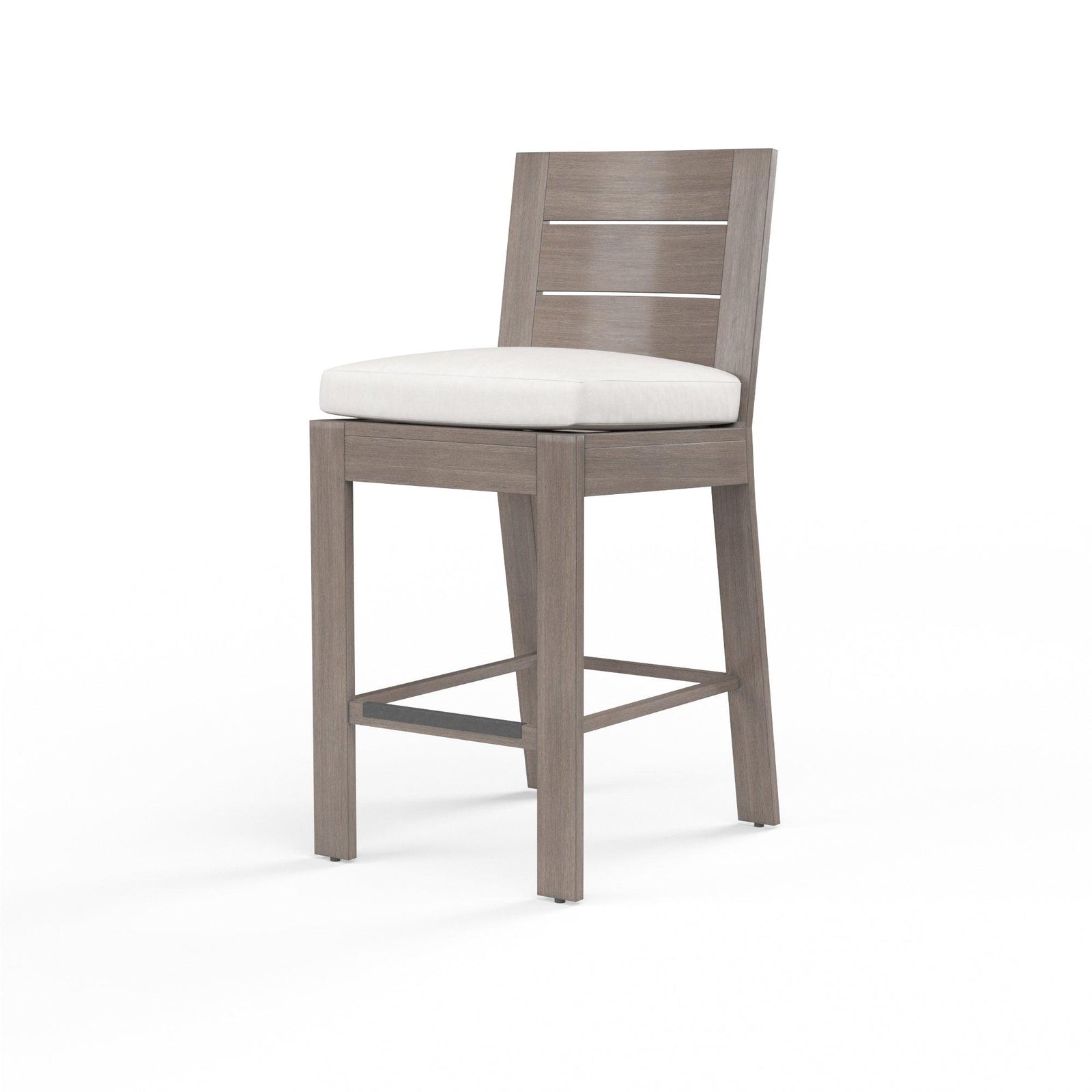 American Home Furniture | Sunset West - Laguna Counter Stool in Canvas Flax, No Welt