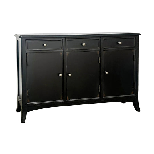 Crestview Collection Vincent Three-Drawer Sideboard SIDEBOARDS + CREDENZAS