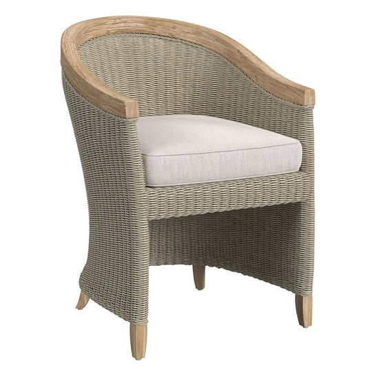 Cambria Dining Chair in Canvas Canvas w/ Self Welt