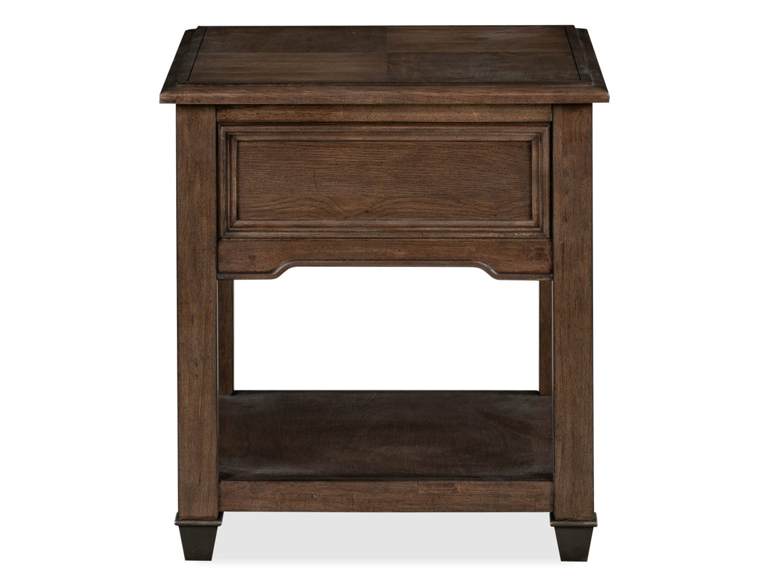 Cormac Brown Rectangular End Table - T6589-03