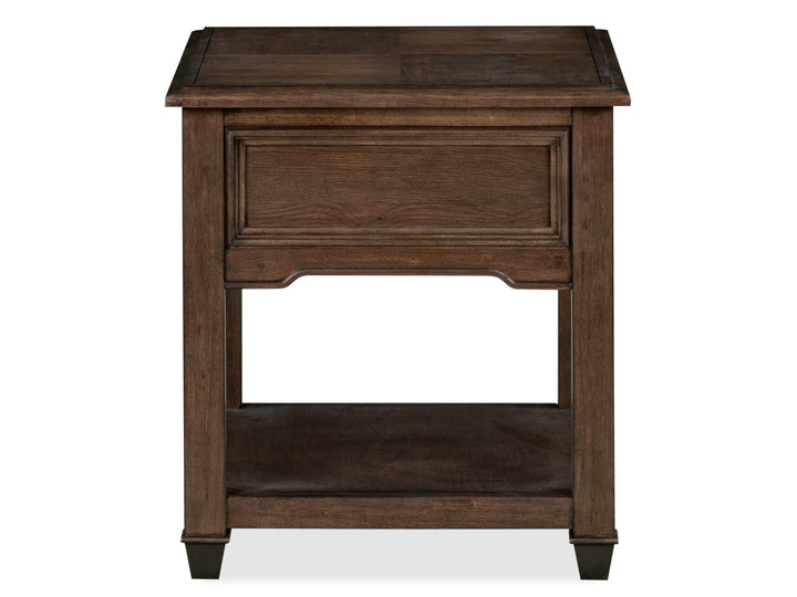 Cormac Brown Rectangular End Table - T6589-03
