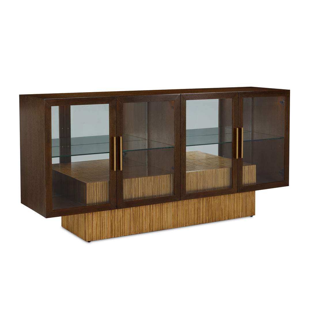 Suffolk Four-Door Lighted Credenza