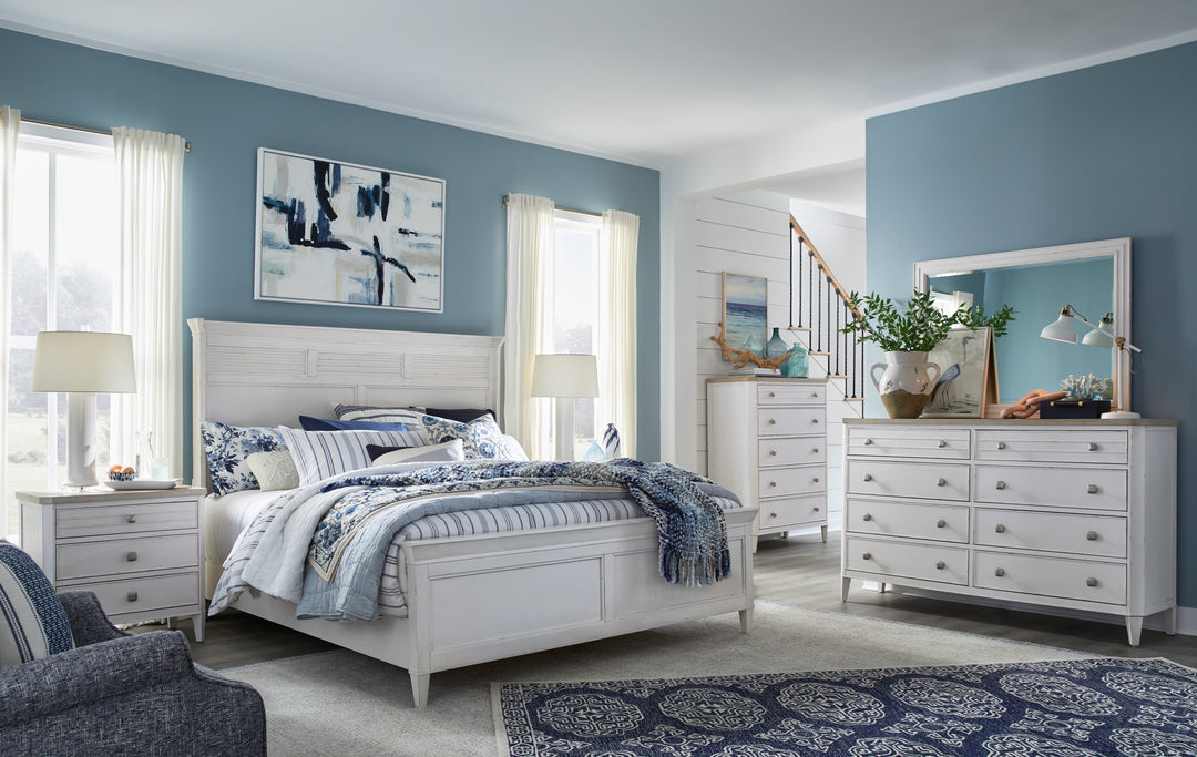 Echo Isles Sea Pearl And Driftwood Drawer Nightstand - B6310-01
