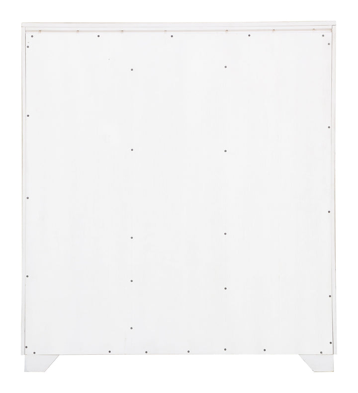 Camila Creamy White 9 Drawer Door Chest - P269125S