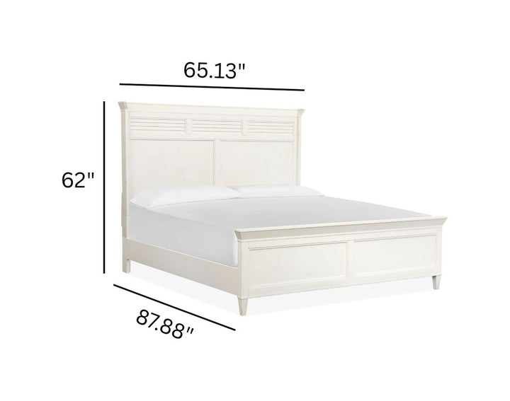 Echo Isles Sea Pearl And Driftwood Queen Classic Panel Bed - B6310-57