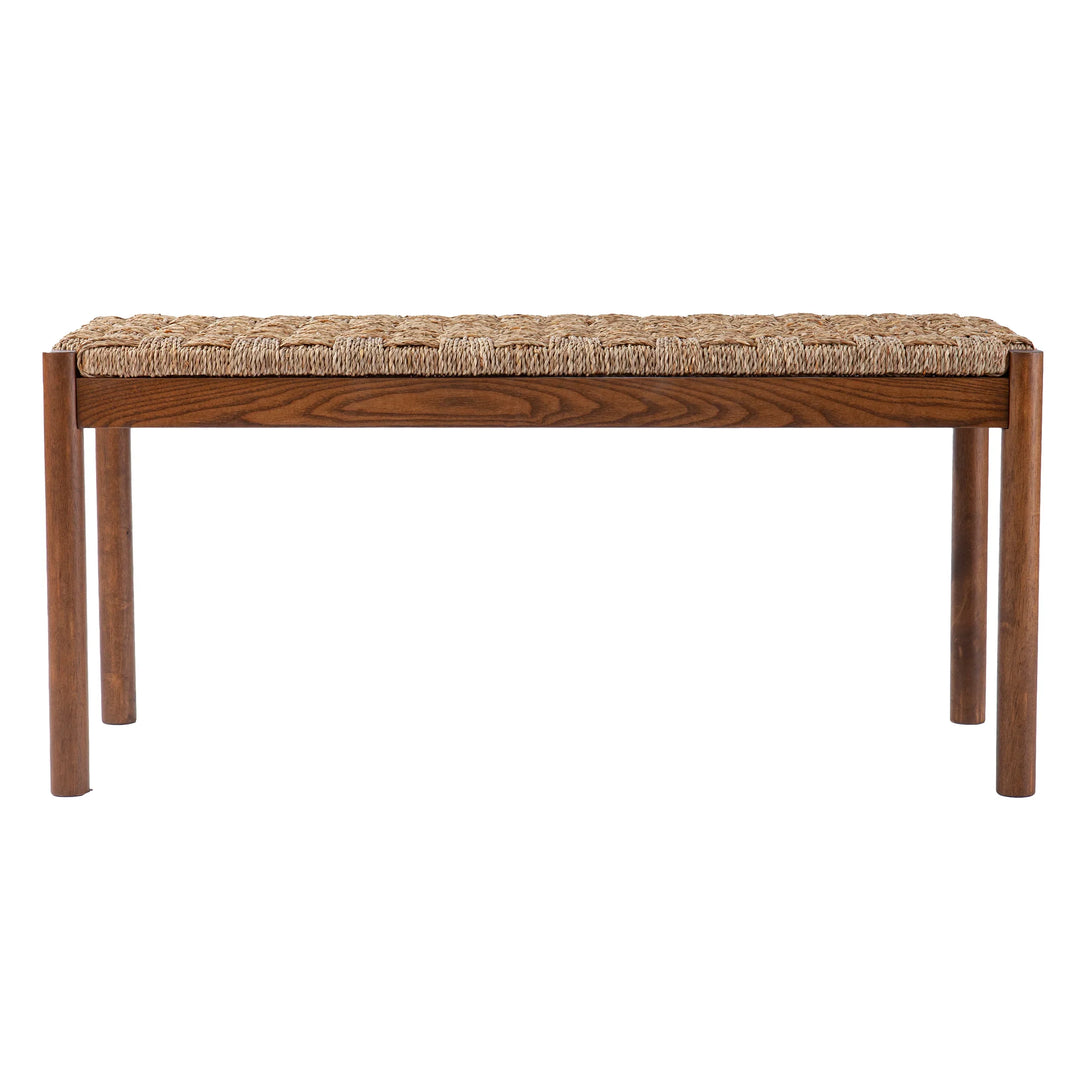 Scalby Natural Seagrass Bench - AmericanHomeFurniture