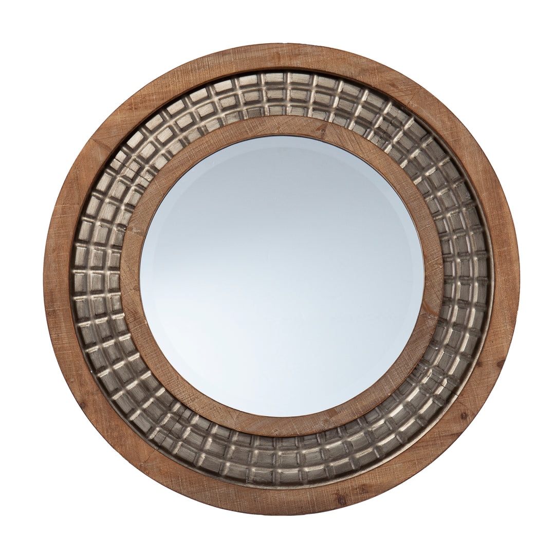 American Home Furniture | SEI Furniture - Arajuno Round Decorative Mirror