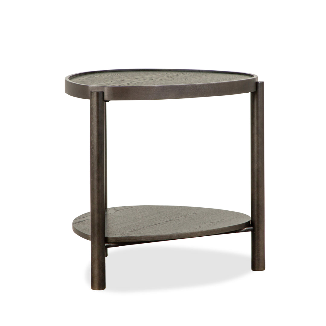 Hadleigh Black Coffee Bean Shaped Accent End Table - T5711-34