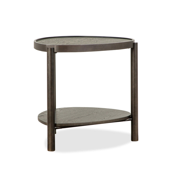Hadleigh Black Coffee Bean Shaped Accent End Table - T5711-34