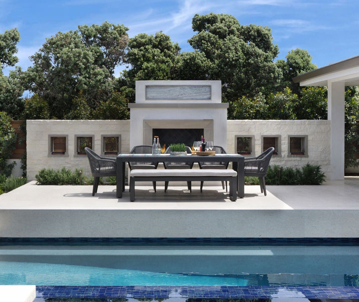 Milano Dining Chair in Dupione Celeste w/ Self Welt