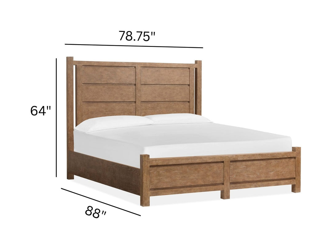 Plum Creek Sierra Brown King Panel Bed - B5768-64