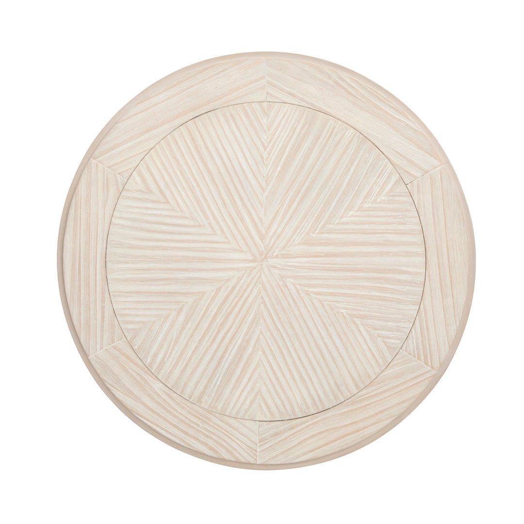 Bostwick Coconut Cream Round End Table - T6340-05