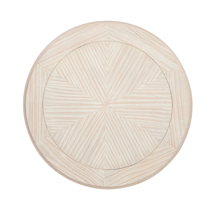 Bostwick Coconut Cream Round End Table - T6340-05