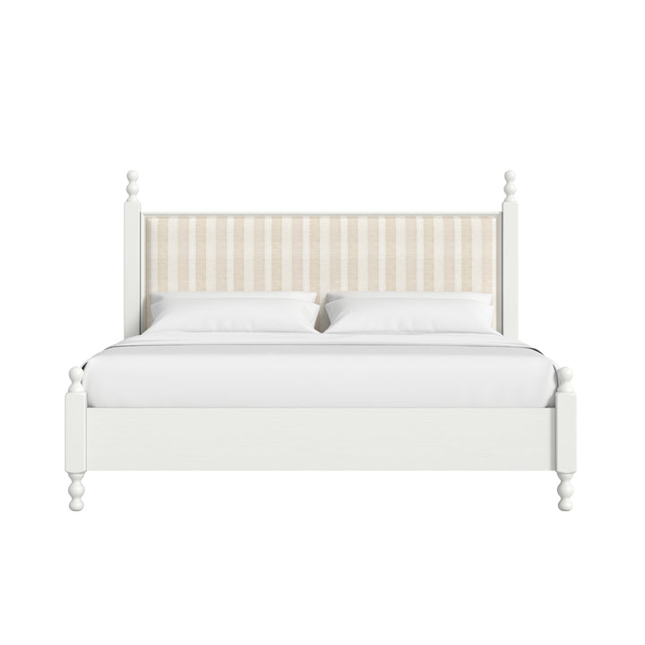 Haven QN Uph Finial Bed