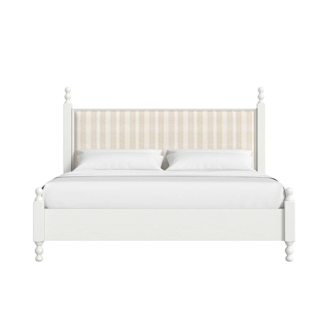 Haven KG Uph Finial Bed