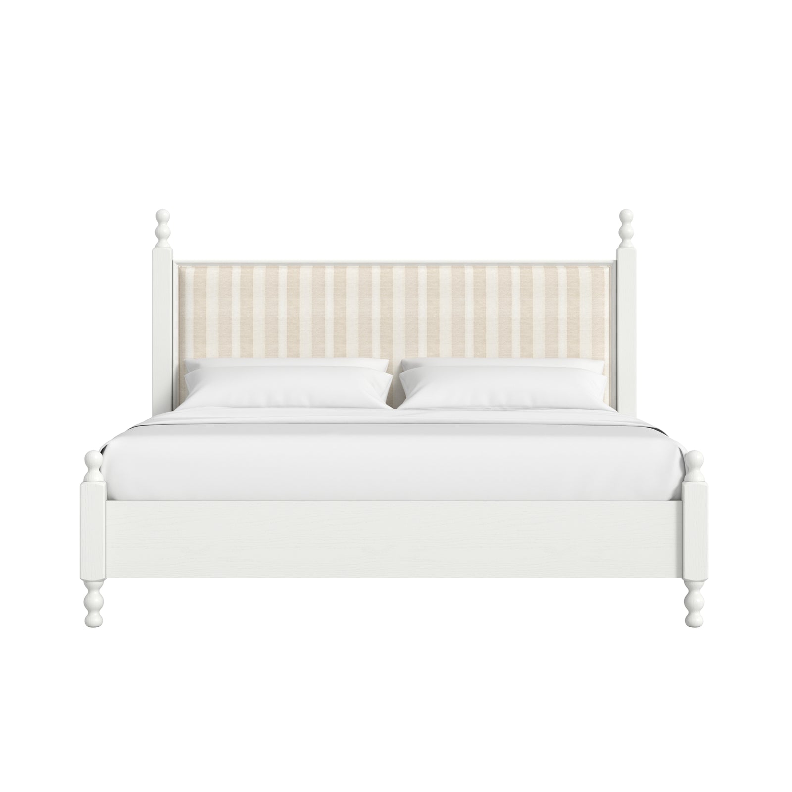 Haven KG Uph Finial Bed