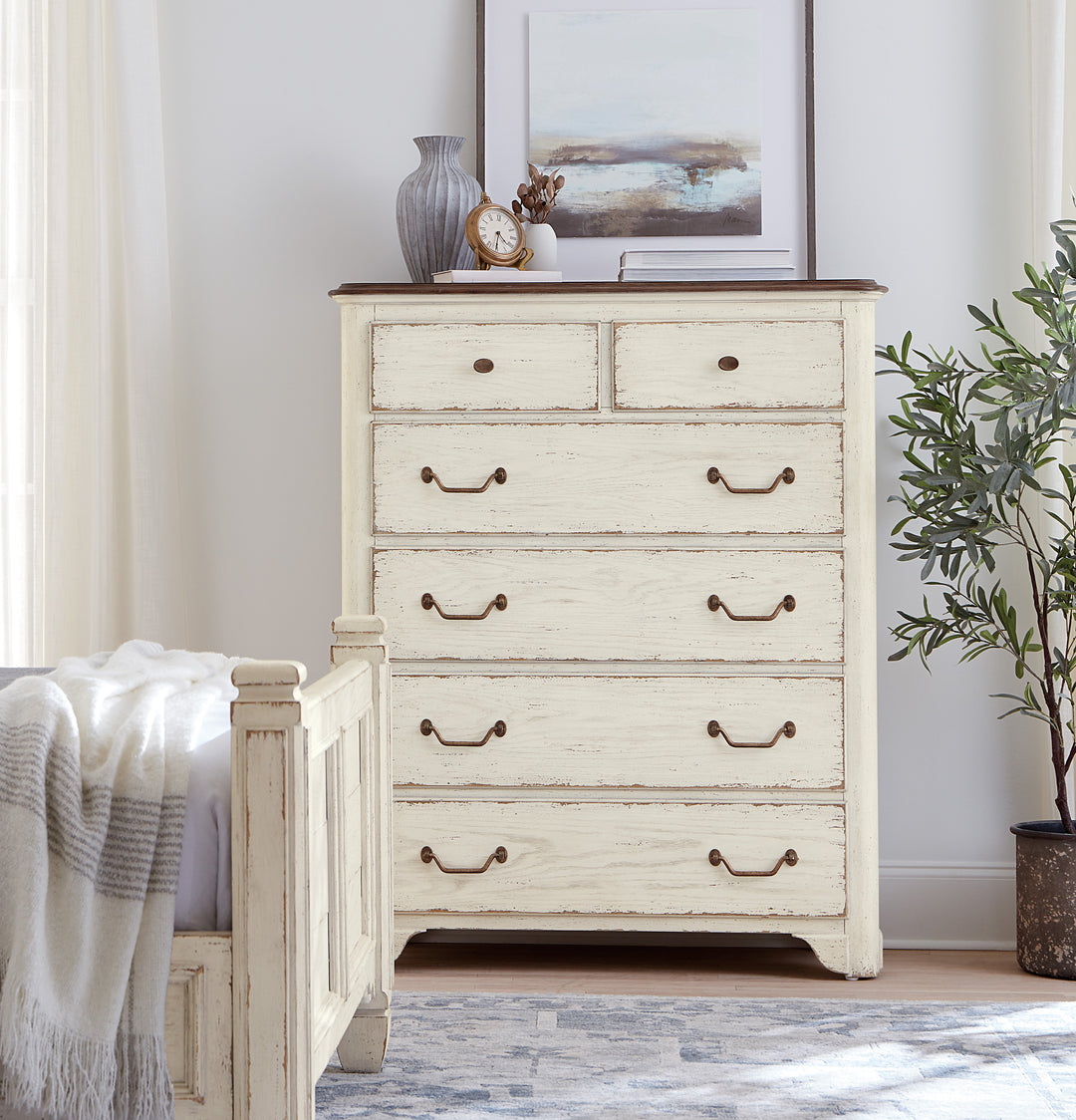 American Home Furniture | Hooker Furniture - Americana Six-Drawer Chest 1 - Daisy