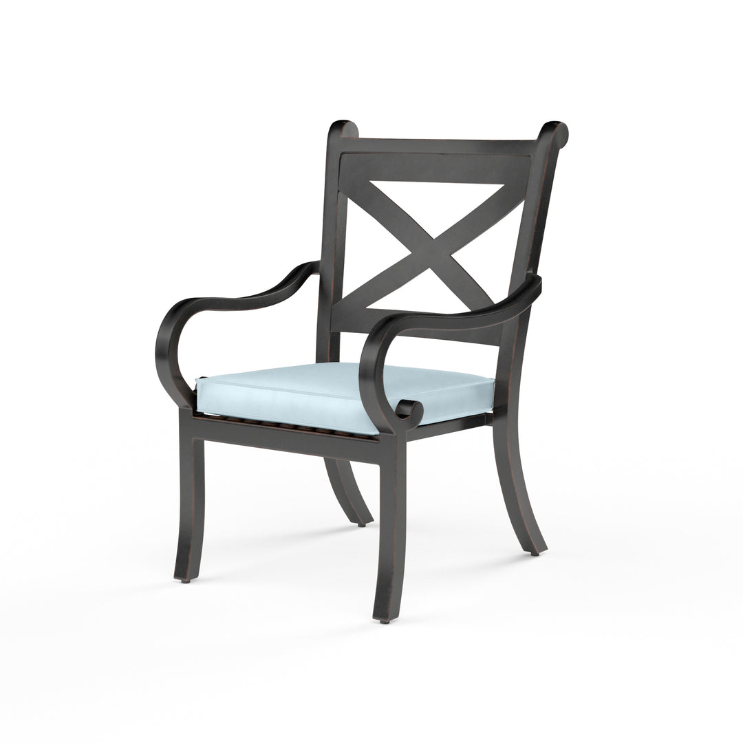 Monterey Dining Chair in Canvas Skyline w/ Self Welt