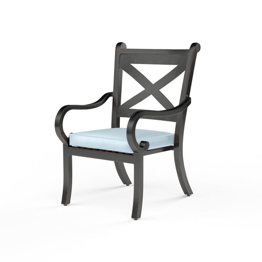 Monterey Dining Chair in Canvas Skyline w/ Self Welt