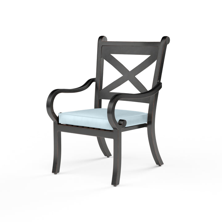 Monterey Dining Chair in Canvas Skyline w/ Self Welt
