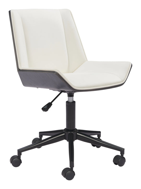 Zuo Maker Office Chair White OFFICE CHAIRS