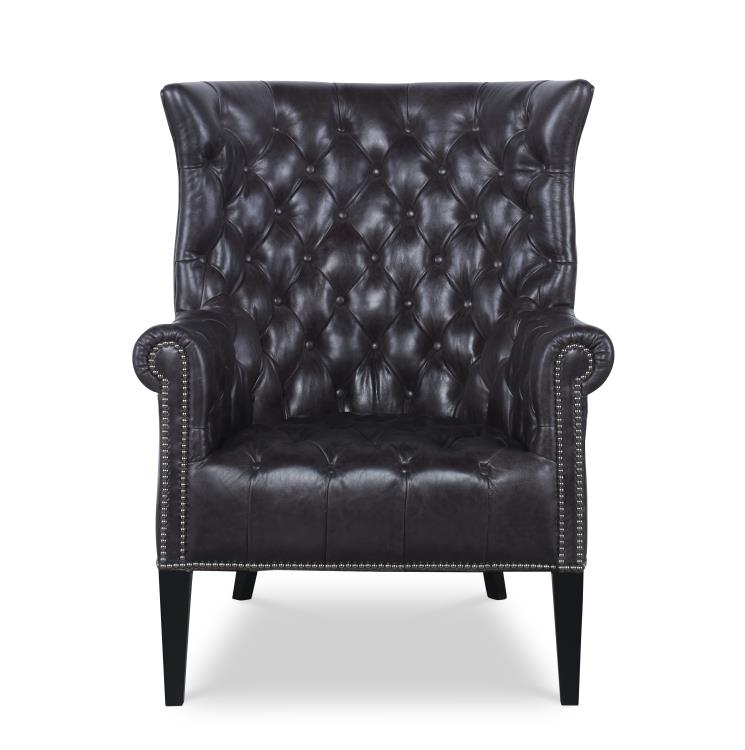 American Home Furniture | Century - Century Trading Company Empress Tufted Wing Chair