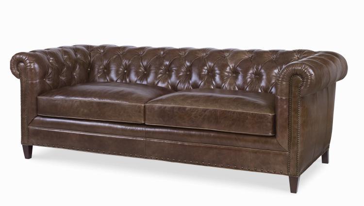 Century - Century Trading Company Sorenson Tufted Sofa - PLR-9802-COFFEE | American Home Furniture