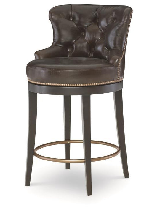 Century - Century Trading Company Forte Swivel Counter Stool - PLR-3854C-SUMATRA | American Home Furniture