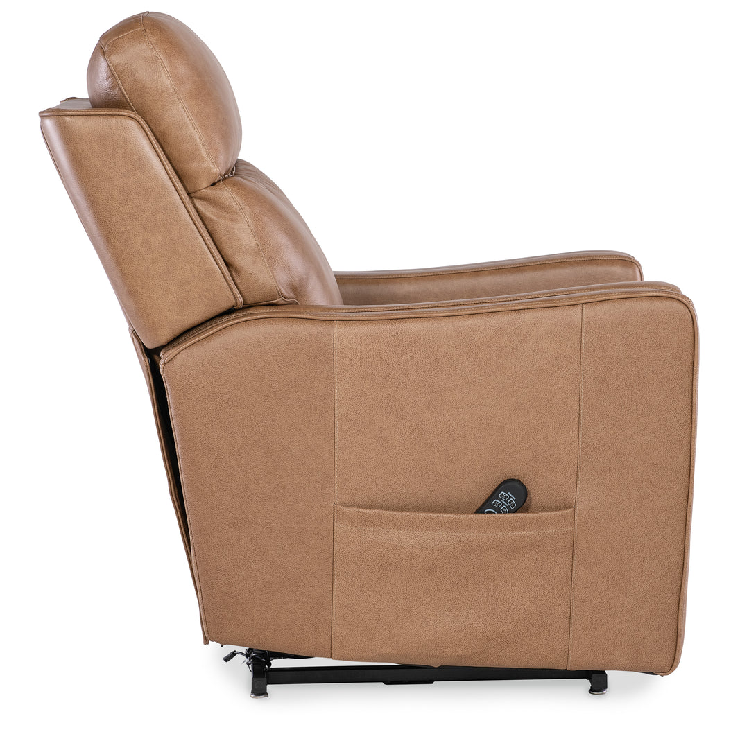 American Home Furniture | Hooker Furniture - Thyme Power Recliner w/ Power Headrest, Lumbar, and Lift