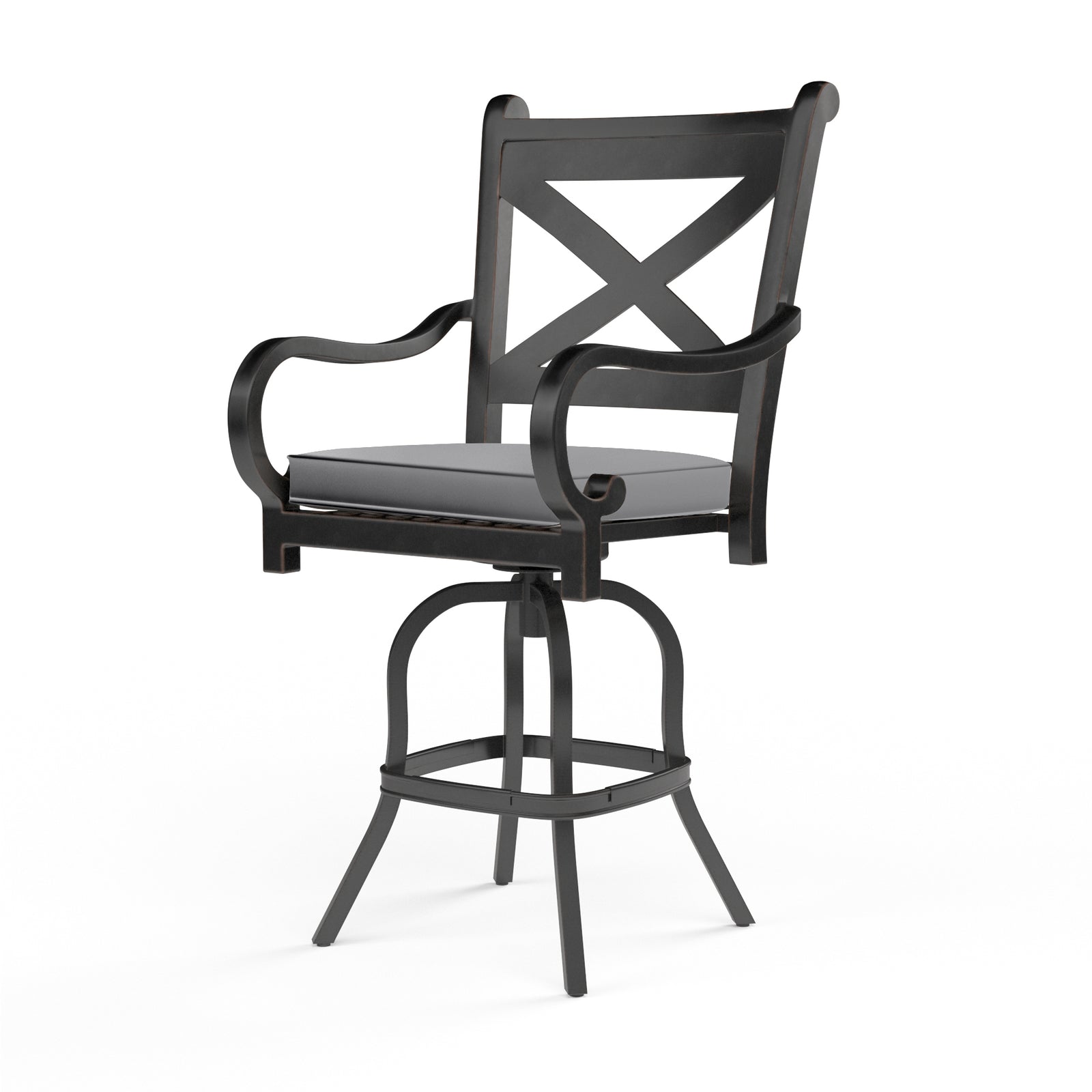 Monterey Barstool in Canvas Granite w/ Self Welt