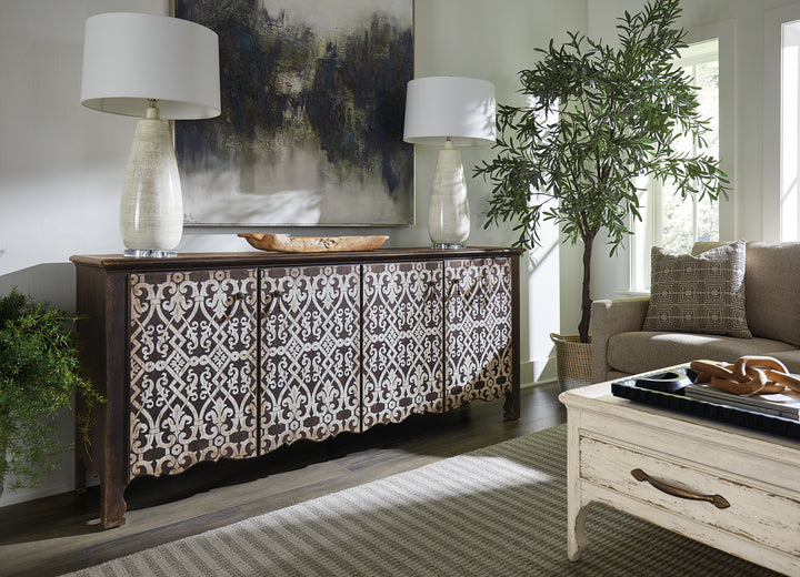 American Home Furniture | Hooker Furniture - Americana Entertainment Credenza - Molasses