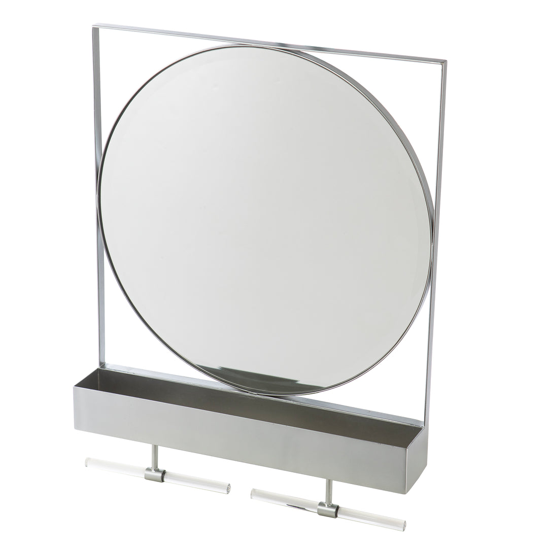 American Home Furniture | SEI Furniture - Anthrop Decorative Mirror w/ Storage